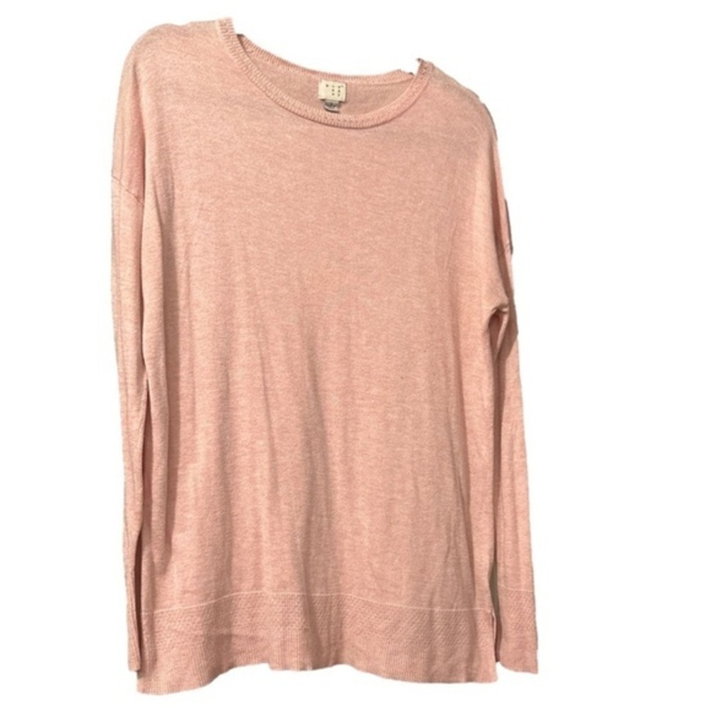 Light pink tunic sweater